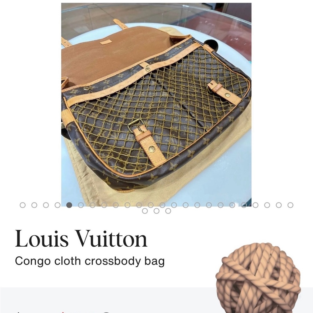 Congo Brown Monogram Messenger Bag - Picture 6 of 16